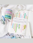 10 sztuk/zestaw taśma maskująca Kawaii śliczne taśmy Washi Tape zestaw klej dekoracyjny taśma dla dzieci DIY Scrapbooking pamięt