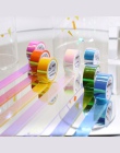 Laserowe kolorowe Shining specjalne dekoracyjne Rainbow Film PE taśma DIY do scrapbookingu taśma maskująca szkolne materiały biu
