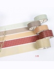 5 sztuk/zestaw podstawowe geometria seria retro siatki/linia/puste/twill czysty kolor dekoracyjna taśma washi DIY pamiętnik Scra