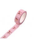 AAGU 1 PC piękny Bowknot serce taśmy Washi Tape samoprzylepne Home papier dekoracyjny taśma maskująca używane do DIY do robienia