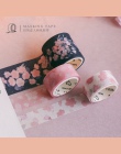 4 sztuk/paczka wiśnia Sakura Bullet Journal taśma Washi zestaw DIY Scrapbooking naklejki etykiety taśma maskująca szkolne materi