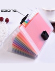 EZONE 13 siatki A6 aktówka śliczne Rainbow kolor Mini rachunku potwierdzenie torba na dokumenty etui Folder organizator uchwyt n