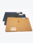A5 aktówka plik folderów klip pokładzie biurze firmy finansowe szkolne faux leather wykonane Super promocja na teraz