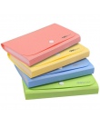 Z tworzywa sztucznego cukierki kolor A6 Folder plików małe torby na dokumenty rozszerzenie portfel Bill foldery na dokumenty Fic