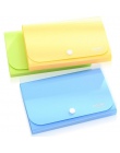 Z tworzywa sztucznego cukierki kolor A6 Folder plików małe torby na dokumenty rozszerzenie portfel Bill foldery na dokumenty Fic