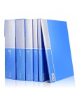 A4 Folder plików książce informacji, spinacz do papieru Folder uczeń foldery torba wielowarstwowy przezroczysty Folder na dokume
