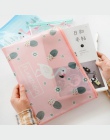 Kawaii kreatywny Flamingo A4/A5/B6/Mini wodoodporny organizer na biurko aktówka Folder plików pcv twarda okładka etui do przecho