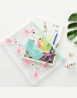 Kawaii kreatywny Flamingo A4/A5/B6/Mini wodoodporny organizer na biurko aktówka Folder plików pcv twarda okładka etui do przecho