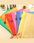 1 sztuk kolorowe podwójna warstwa płótnie tkaniny zamek teczka papierowa książki piórnik na ołówki i pióra torba plik dokumentów