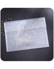 Twórczy Starry Sky Folder plików A4 aktówka matowy czarny przezroczyste zagęścić peeling brązujący teczka torba materiały biurow