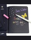 Nowy pamiętnik szkicownika do rysowania malowanie Graffiti miękka okładka czarny papier szkicownik Notebook biurowe szkolne prez