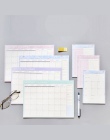 Piękny kwiatowy miesięczny papier podkładka 20 arkuszy 21*28.5 cm DIY miesięczny Planner biurko Agenda prezent szkolne materiały