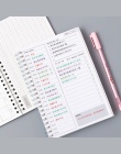 Dzienny tygodniowy miesięczny 2019 2020 planowanie spiralne A5 Notebook czas Memo planowanie organizator Agenda szkoła biuro w h