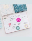 2019 koreański Kawaii, Vintage, kwiat, harmonogram, roczne, pamiętnik, tygodniowy, miesięczny, codziennie Planner organizator, p