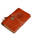 Retro Vintage notatnik w skórzanej oprawie pusty pamiętnik piratów projekt papier notatnik wymienny podróżnik notatnik piśmienne