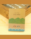 12.5*9 cm biurowe w stylu Vintage pastelowe rysunek pastele kieszenie notatnik piękny Notebook 8 style Pocket Book