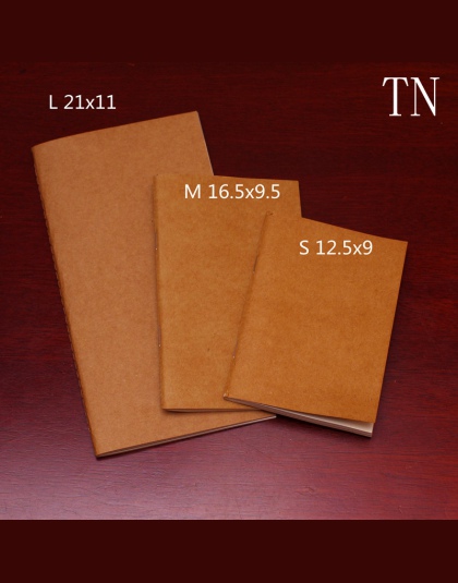 Traveler'S wkład do notebooka L/M/S 3 rozmiary zastąpić Notebook włóż standardowy/przenośny/rozmiar paszportu krart papierowa po