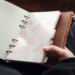 5 sztuk/zestaw A5 A6 planowanie dzielnik notatnika do napełniania dzienniku porządku obrad spirali luźne liści kreatywny papiern