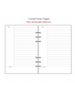 A5 A6 laserowe przezroczyste Notebook Planner organizator papieru Planner wewnętrzna strona kołowych do segregatorów pamiętnik B