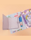 Cartoon przedmiot Kawaii jednorożec Flamingo nowość Notebook Mini notatniki z bezpłatnym długopis kreatywne artykuły piśmienne d