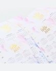 Domikee kreatywny uroczy bajka 2019/2020 rok kalendarz indeks dzielnik dla 6 otwory pamiętnik tygodniowy terminarz notebooki, A5