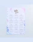 Domikee kreatywny uroczy bajka 2019/2020 rok kalendarz indeks dzielnik dla 6 otwory pamiętnik tygodniowy terminarz notebooki, A5