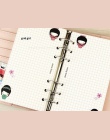 Harphia Cute Girl seria notebooków wkłady papiery A5 A6 pamiętnik kolor wewnętrzny rdzeń planer Filler papieru wewnątrz strony p