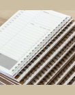 2019 2020 notebooki agendy Planner, pamiętnik, tygodniowy, spiralne organizator Libretas A5 notatniki co miesiąc papier pakowy w