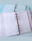 Cukierki kolor Notebook papiery A5 A6 stron planer Filler papieru wewnątrz strony prezenty biurowe biuro szkolne
