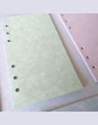 Cukierki kolor Notebook papiery A5 A6 stron planer Filler papieru wewnątrz strony prezenty biurowe biuro szkolne