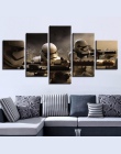 Modułowe zdjęcia Wall Art HD drukuje 5 sztuk Star Wars płótno film malarstwo Home nocne tło wystrój nowoczesne dzieła sztuki pla