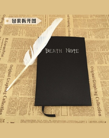 Harphia 2019 naprawiono Notebook Death Note planowanie długopis z pióra wliczony w cenę cosplay Anime motyw duży pisanie książki