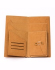 Papiery do notebooka podróżnika papier pakowy Pocker biznesu posiadacz karty Folder plików