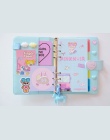 Śliczne Kawaii A6 Notebook Macaron skóra DIY luźne-leaf shape dziennik pamiętnik spirali czas Planner Agenda organizator biurowe