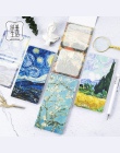 Van Gogh seria druku DIY Memo Pad miękka okładka Mini notebook pamiętnik kieszonkowy notatnik upominek promocyjny