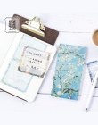 Van Gogh seria druku DIY Memo Pad miękka okładka Mini notebook pamiętnik kieszonkowy notatnik upominek promocyjny