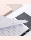 50 arkuszy/zestaw zwięzły siatki notebooki papierowe karteczki raz w tygodniu codziennie Planner podkładki do pisania biuro szko