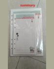 50 arkuszy A5 A6 kolor papieru dziewczyna serii notebook wkłady 6 otwór luźne liści podręcznik wewnętrzny rdzeń DIY planowanie s