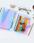 JIANWU 2018 nowy A5 A6 pcv kreatywny laserowe spoiwa luźne notebook pamiętnik luźne liści uwaga książka terminarz materiały biur