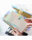 JIANWU 2018 nowy A5 A6 pcv kreatywny laserowe spoiwa luźne notebook pamiętnik luźne liści uwaga książka terminarz materiały biur