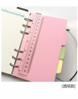 Nowy zakładek „ hotele ”oraz „ wynajem samochodów” na linijka A5 A6 A7Frosted Planner Agenda Dokibook dla 6 otwory luźny notes s