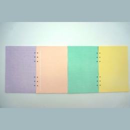 A5 A6 kolorowe wkład wewnętrzny stron Rechange papier do organizer organizator Filofax 100g 6 otwory luźne liści