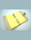 A5 A6 kolorowe wkład wewnętrzny stron Rechange papier do organizer organizator Filofax 100g 6 otwory luźne liści