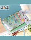 Koreański A5 Notebook zestaw Kawaii śliczne organizator Dokibook osobistej podróży notes notatniki + 6 kolorowe długopisy i taśm