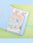 Koreański A5 Notebook zestaw Kawaii śliczne organizator Dokibook osobistej podróży notes notatniki + 6 kolorowe długopisy i taśm