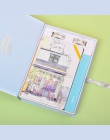 Koreański A5 Notebook zestaw Kawaii śliczne organizator Dokibook osobistej podróży notes notatniki + 6 kolorowe długopisy i taśm