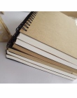 Pamiętnik szkicownika do rysowania malowanie miękkie papier pakowy szkic Memo Pad pusta strona Notebook biurowe Retro Kraft opra