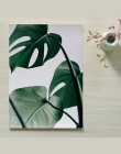 Strefa sztuki Nordic płótnie malarstwo nowoczesne wydruki roślin liści ART plakaty drukuje zielony Art obrazy ścienne pokój dzie
