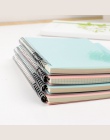Kreatywny proste kolor, materiał PP, pokrywa srebrny podwójne cewki pierścień spirali notebooka A5 B5 Dot puste notatnik papiero