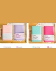 Cukierkowe kolory moda śliczne urocze Mini buźki papieru pamiętnik Memo Book skórzane notatniki papeteria